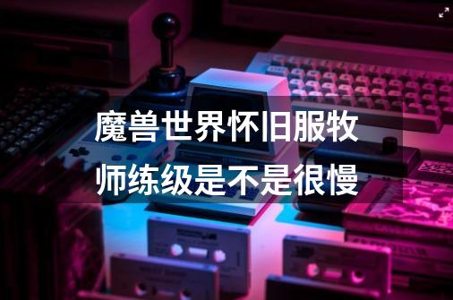 魔兽世界怀旧服牧师练级是不是很慢-第1张-游戏信息-龙启网
