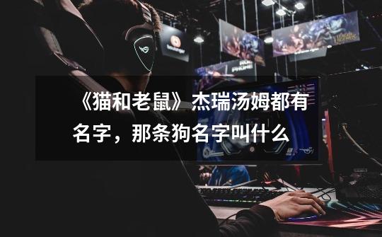 《猫和老鼠》杰瑞汤姆都有名字,那条狗名字叫什么-第1张-游戏信息-龙启网