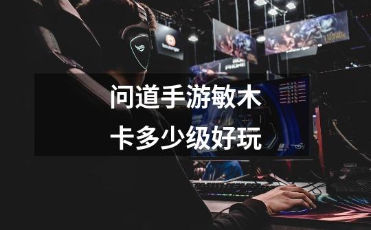 问道手游敏木卡多少级好玩-第1张-游戏信息-龙启网
