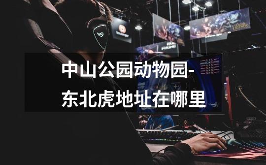 中山公园动物园-东北虎地址在哪里-第1张-游戏信息-龙启网