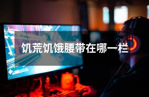 饥荒饥饿腰带在哪一栏-第1张-游戏信息-龙启网