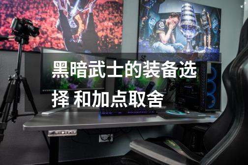 黑暗武士的装备选择 和加点取舍-第1张-游戏信息-龙启网