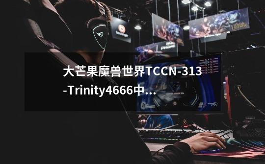 大芒果魔兽世界TCCN-3.1.3-Trinity4666中TrinityCore.conf文件的修改-第1张-游戏信息-龙启网