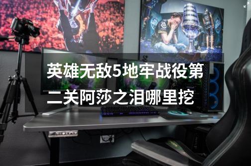 英雄无敌5地牢战役第二关阿莎之泪哪里挖-第1张-游戏信息-龙启网