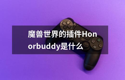 魔兽世界的插件Honorbuddy是什么-第1张-游戏信息-龙启网