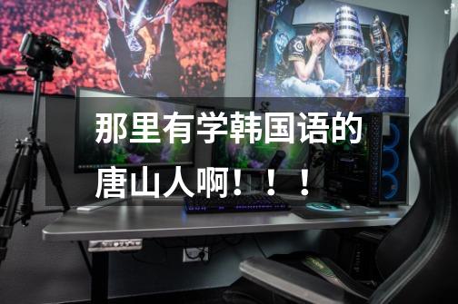 那里有学韩国语的唐山人啊！！！-第1张-游戏信息-龙启网