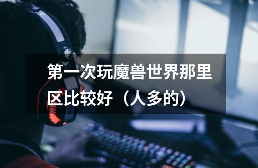 第一次玩魔兽世界那里区比较好（人多的）-第1张-游戏信息-龙启网