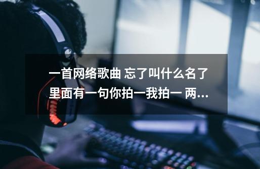 一首网络歌曲 忘了叫什么名了 里面有一句你拍一我拍一 两个小孩开飞机 这是神马歌-第1张-游戏信息-龙启网