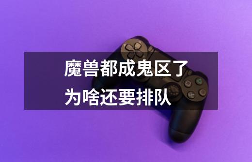 魔兽都成鬼区了为啥还要排队-第1张-游戏信息-龙启网