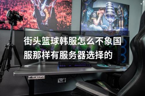 街头篮球韩服怎么不象国服那样有服务器选择的-第1张-游戏信息-龙启网