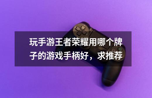 玩手游王者荣耀用哪个牌子的游戏手柄好,求推荐-第1张-游戏信息-龙启网