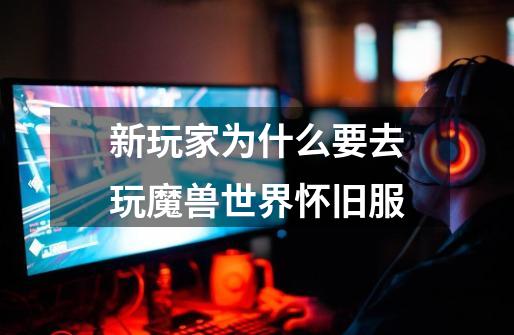 新玩家为什么要去玩魔兽世界怀旧服-第1张-游戏信息-龙启网