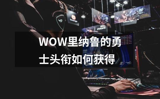 WOW里纳鲁的勇士头衔如何获得-第1张-游戏信息-龙启网
