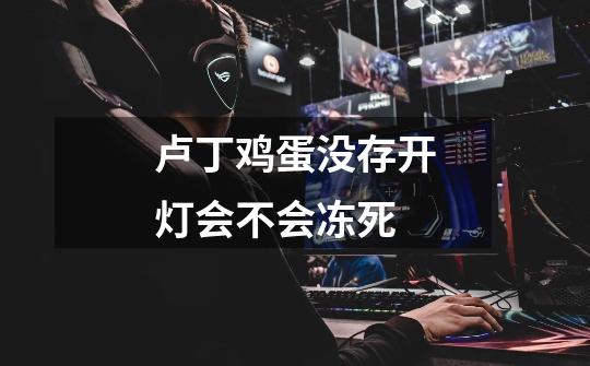 卢丁鸡蛋没存开灯会不会冻死-第1张-游戏信息-龙启网