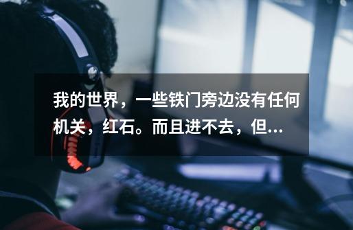 我的世界，一些铁门旁边没有任何机关，红石。而且进不去，但主人能进去，为什么-第1张-游戏信息-龙启网