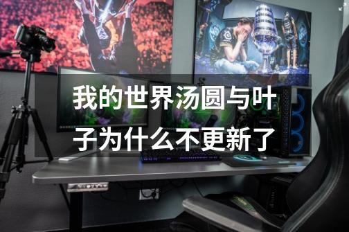 我的世界汤圆与叶子为什么不更新了-第1张-游戏信息-龙启网