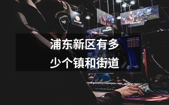 浦东新区有多少个镇和街道-第1张-游戏信息-龙启网