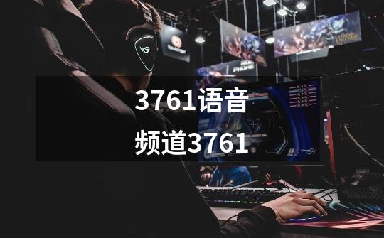 3761语音频道3761-第1张-游戏信息-龙启网