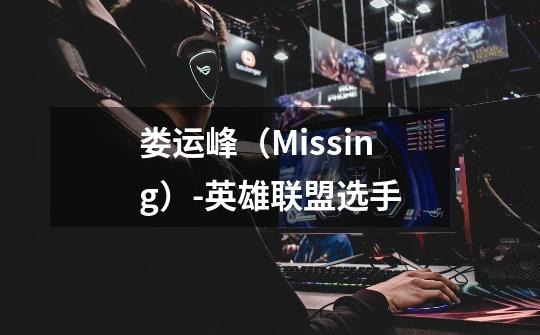 娄运峰(Missing)-英雄联盟选手-第1张-游戏信息-龙启网