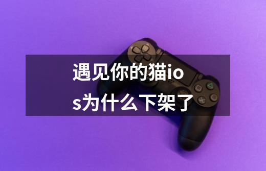 遇见你的猫ios为什么下架了-第1张-游戏信息-龙启网