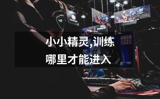 小小精灵,训练哪里才能进入-第1张-游戏信息-龙启网