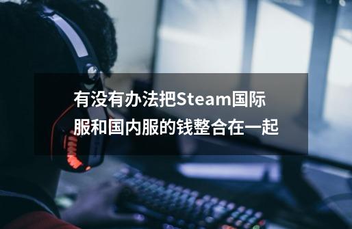 有没有办法把Steam国际服和国内服的钱整合在一起-第1张-游戏信息-龙启网