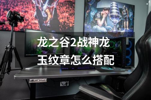 龙之谷2战神龙玉纹章怎么搭配-第1张-游戏信息-龙启网