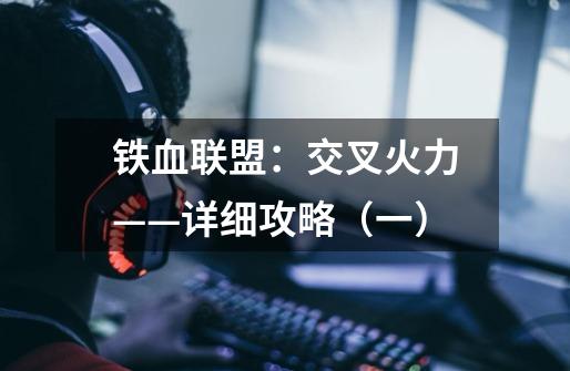铁血联盟:交叉火力——详细攻略(一)-第1张-游戏信息-龙启网