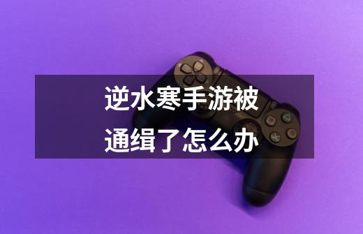 逆水寒手游被通缉了怎么办-第1张-游戏信息-龙启网