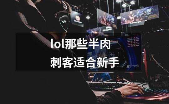 lol那些半肉刺客适合新手-第1张-游戏信息-龙启网