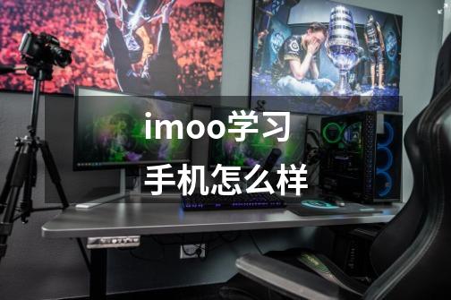 imoo学习手机怎么样-第1张-游戏信息-龙启网