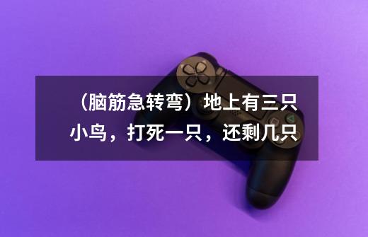 (脑筋急转弯)地上有三只小鸟,打死一只,还剩几只-第1张-游戏信息-龙启网