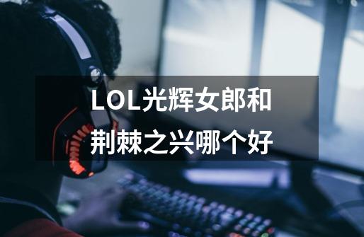 LOL光辉女郎和荆棘之兴哪个好-第1张-游戏信息-龙启网
