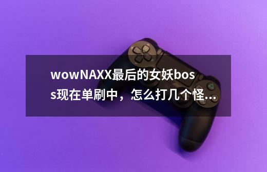 wow.NAXX最后的女妖boss现在单刷中，怎么打几个怪就消失呢怎么回事-第1张-游戏信息-龙启网
