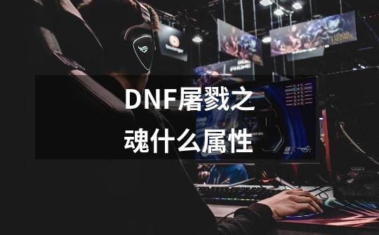 DNF屠戮之魂什么属性-第1张-游戏信息-龙启网