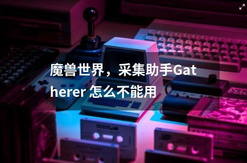 魔兽世界，采集助手Gatherer 怎么不能用-第1张-游戏信息-龙启网