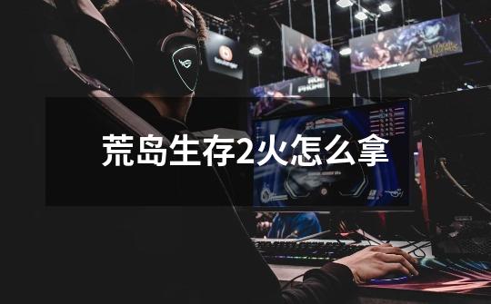荒岛生存2火怎么拿-第1张-游戏信息-龙启网