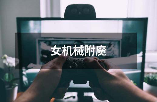 女机械附魔-第1张-游戏信息-龙启网