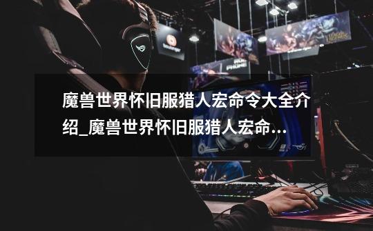 魔兽世界怀旧服猎人宏命令大全介绍_魔兽世界怀旧服猎人宏命令大全是什么-第1张-游戏信息-龙启网