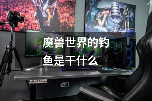 魔兽世界的钓鱼是干什么-第1张-游戏信息-龙启网