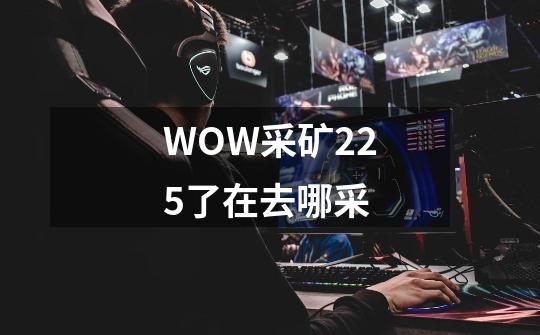 WOW采矿225了在去哪采-第1张-游戏信息-龙启网