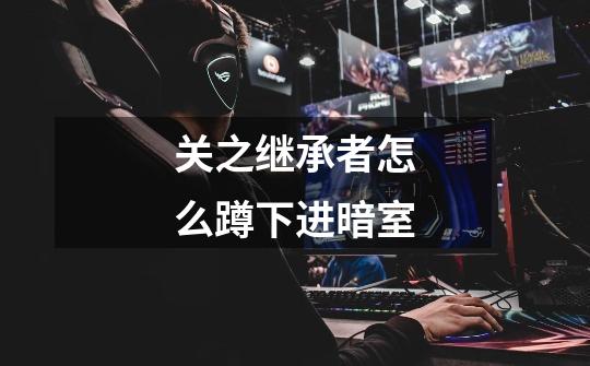 关之继承者怎么蹲下进暗室-第1张-游戏信息-龙启网