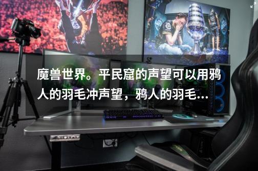 魔兽世界。平民窟的声望可以用鸦人的羽毛冲声望，鸦人的羽毛拍卖行有买没。还有交鸦人的羽毛的NPC在哪-第1张-游戏信息-龙启网