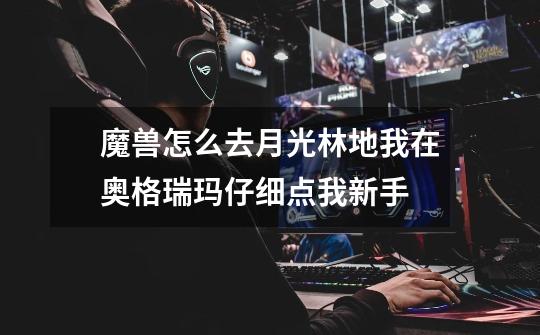 魔兽怎么去月光林地我在奥格瑞玛仔细点我新手-第1张-游戏信息-龙启网