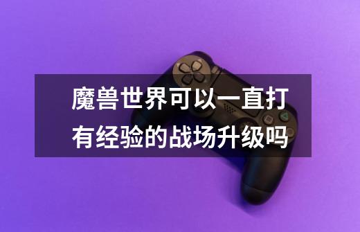 魔兽世界可以一直打有经验的战场升级吗-第1张-游戏信息-龙启网