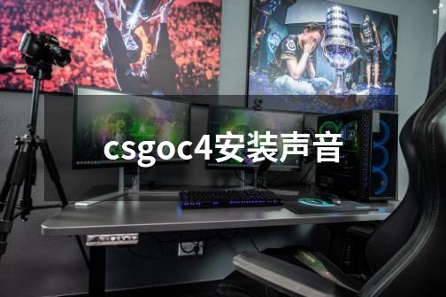 csgoc4安装声音-第1张-游戏信息-龙启网