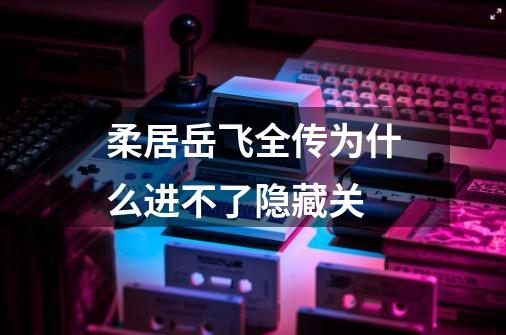 柔居岳飞全传为什么进不了隐藏关-第1张-游戏信息-龙启网