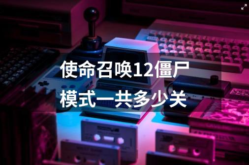 使命召唤12僵尸模式一共多少关-第1张-游戏信息-龙启网