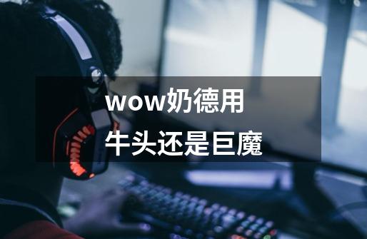 wow奶德用牛头还是巨魔-第1张-游戏信息-龙启网