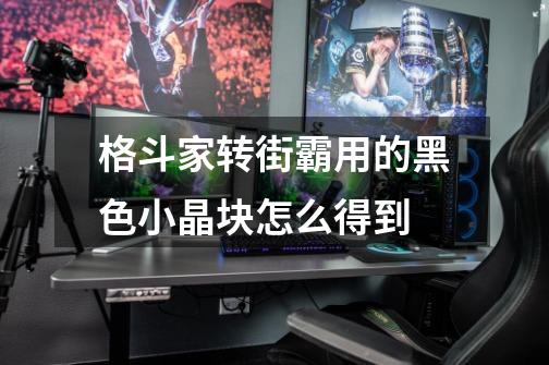 格斗家转街霸用的黑色小晶块怎么得到-第1张-游戏信息-龙启网